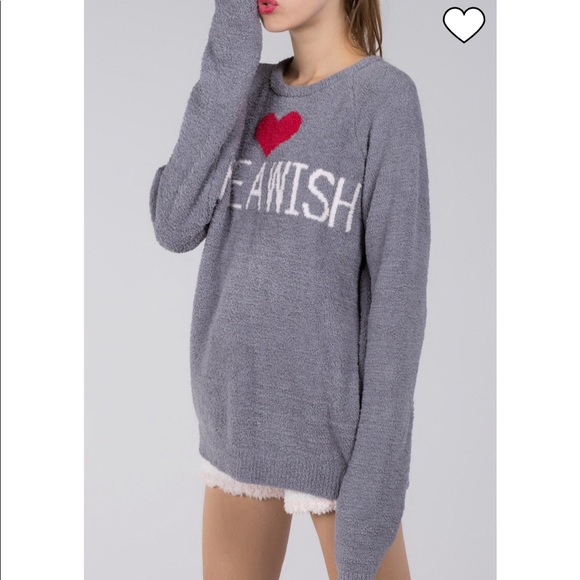 POL Gray Make A Wish Berber Sweater - Picture 2 of 7